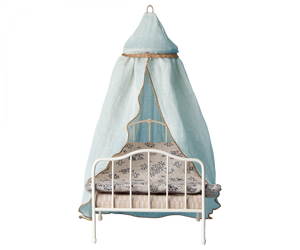 Maileg Miniature Bed Canopy in Mint | Children of the Wild