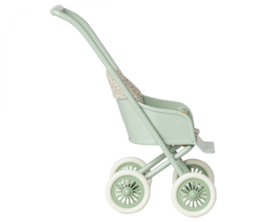Maileg Micro Stroller in Mint | Children of the Wild