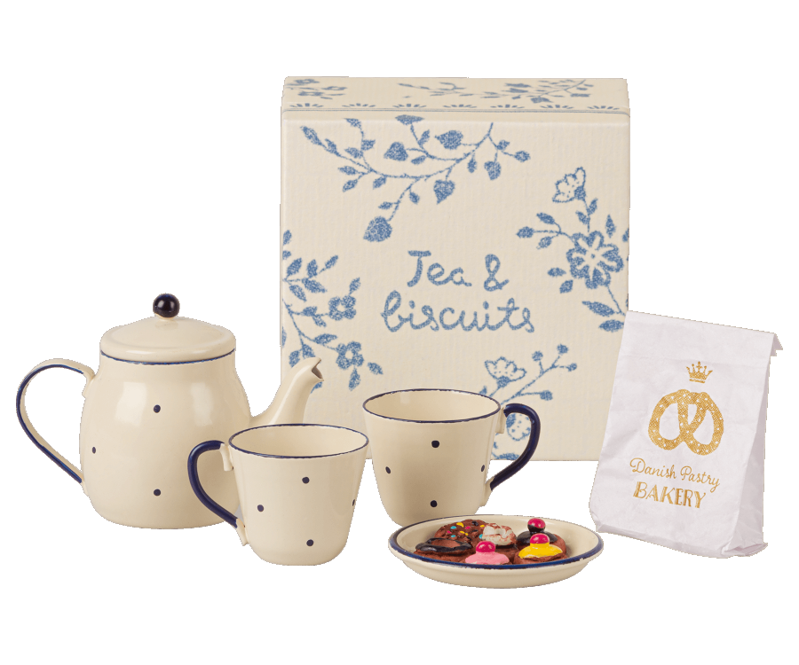 Maileg Tea and biscuits for Two | Dolls House Accessories | Children of the Wild