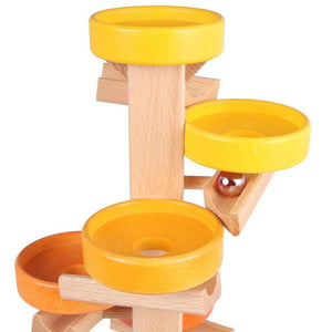 Children_of_the_Wild_Australia Beck Wooden Toys Plate Cascading Tower Rainbow
