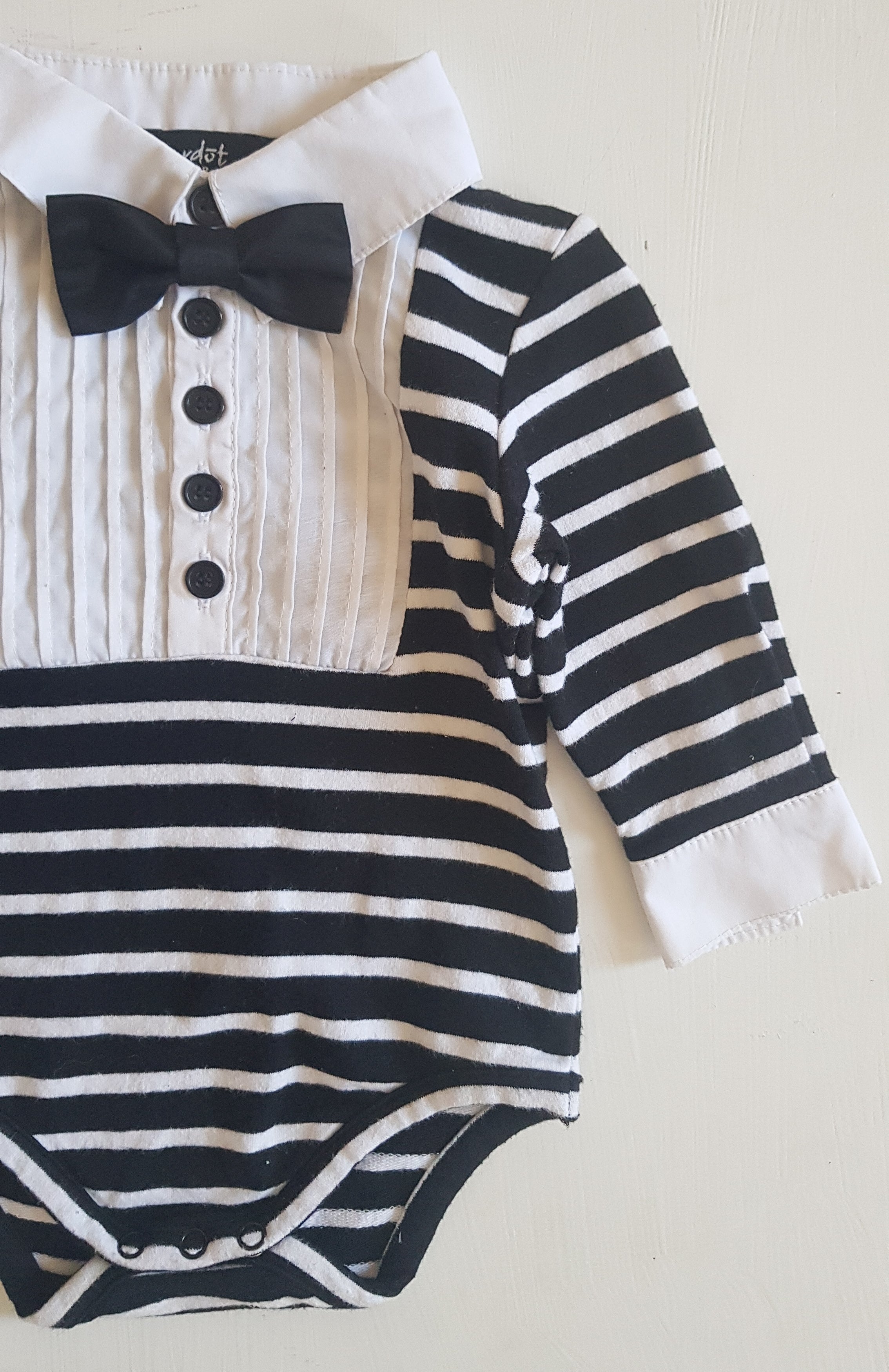 THRIFT Bardot Junior - Suit Stripe Romper Size 00