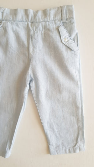 THRIFT Purebaby - Pale Blue pants Size 0