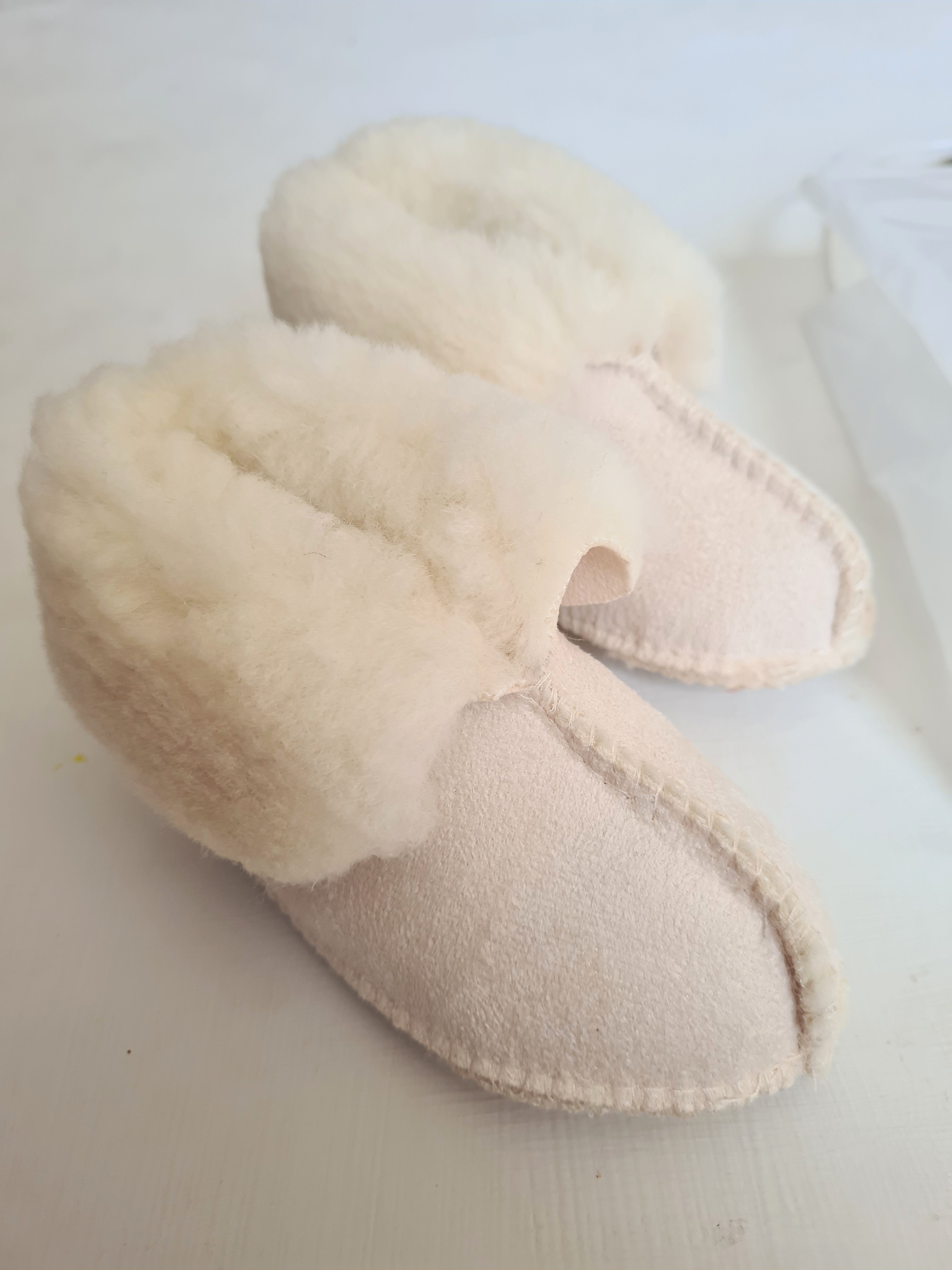 THRIFT Merino Mini Woolstar  - Australian Merino Wool Baby Slippers Size 0-6 months