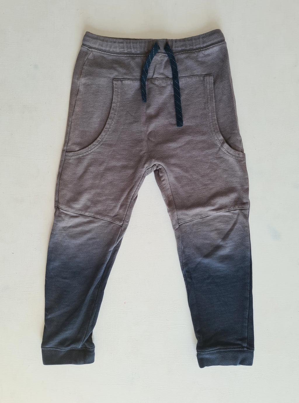 THRIFT Fred Bare - Grey and Blue trackpants Size 6