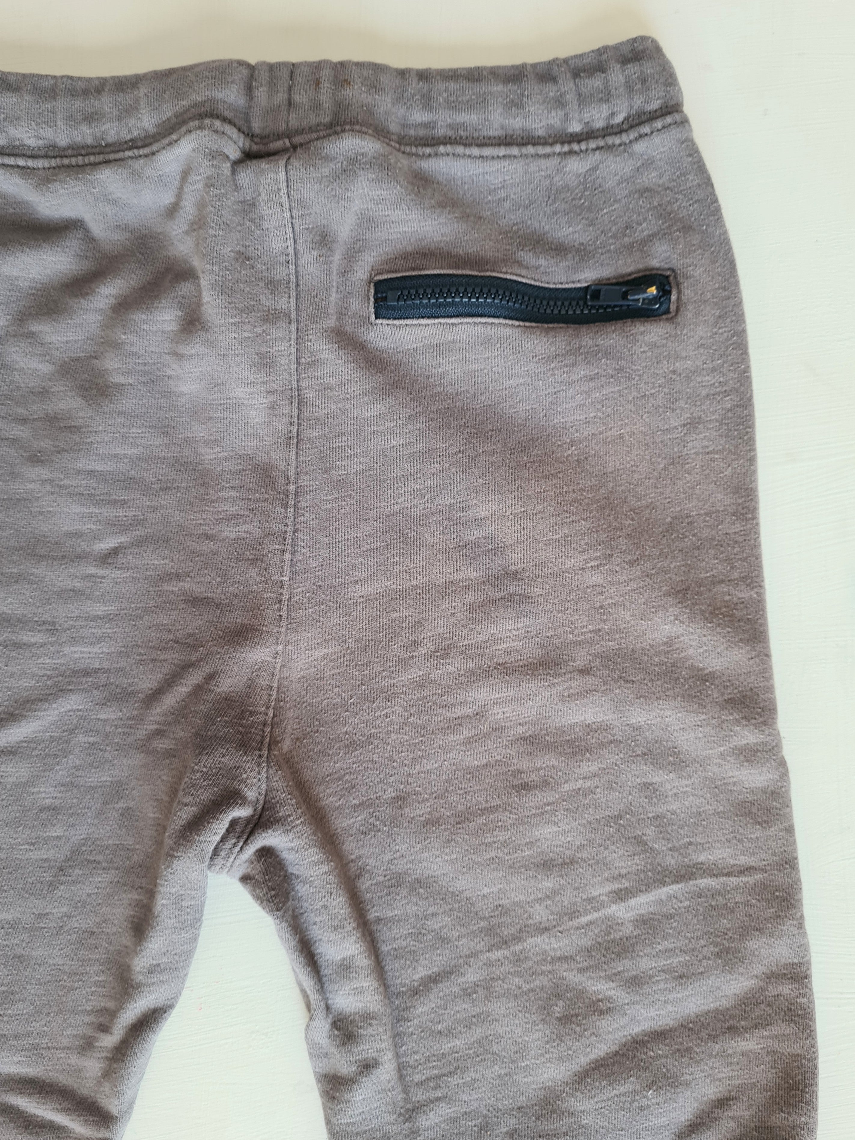 THRIFT Fred Bare - Grey and Blue trackpants Size 6