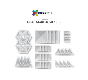 Connetix Tiles Clear 34 Piece Set | 10% OFF SALE | Children of the Wild