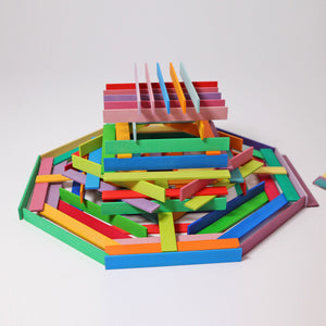 Grimms Leonardo Sticks Building Set | Wooden Block Sets | For ages 12+ months | Children of the Wild