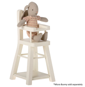 Maileg Micro Furniture High Chair White | Children of the Wild