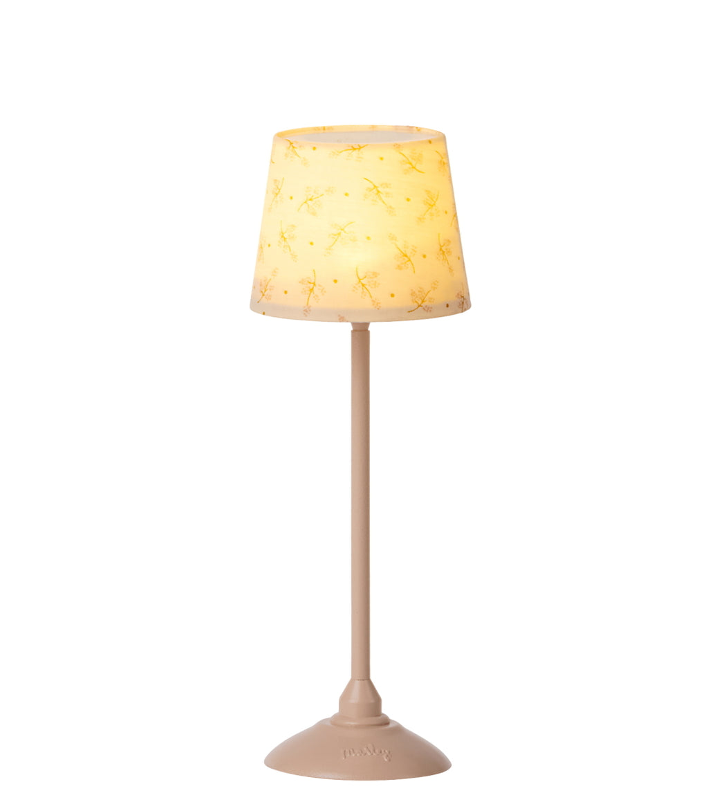 Maileg Miniature Floor Lamp in Powder | Dolls House Furniture | Children of the Wild