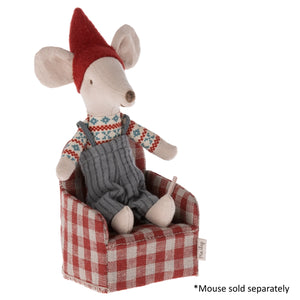 Maileg Chair for Mouse in Red | Dolls House Furniture | Children of the Wild