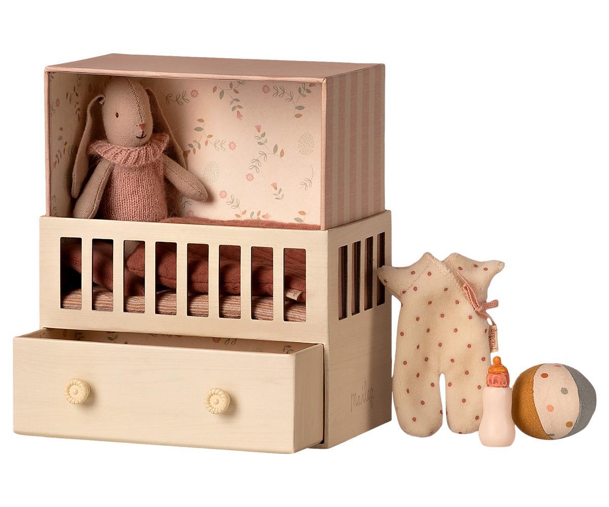 Maileg Baby Room with Micro Bunny | Retired | Children of the Wild