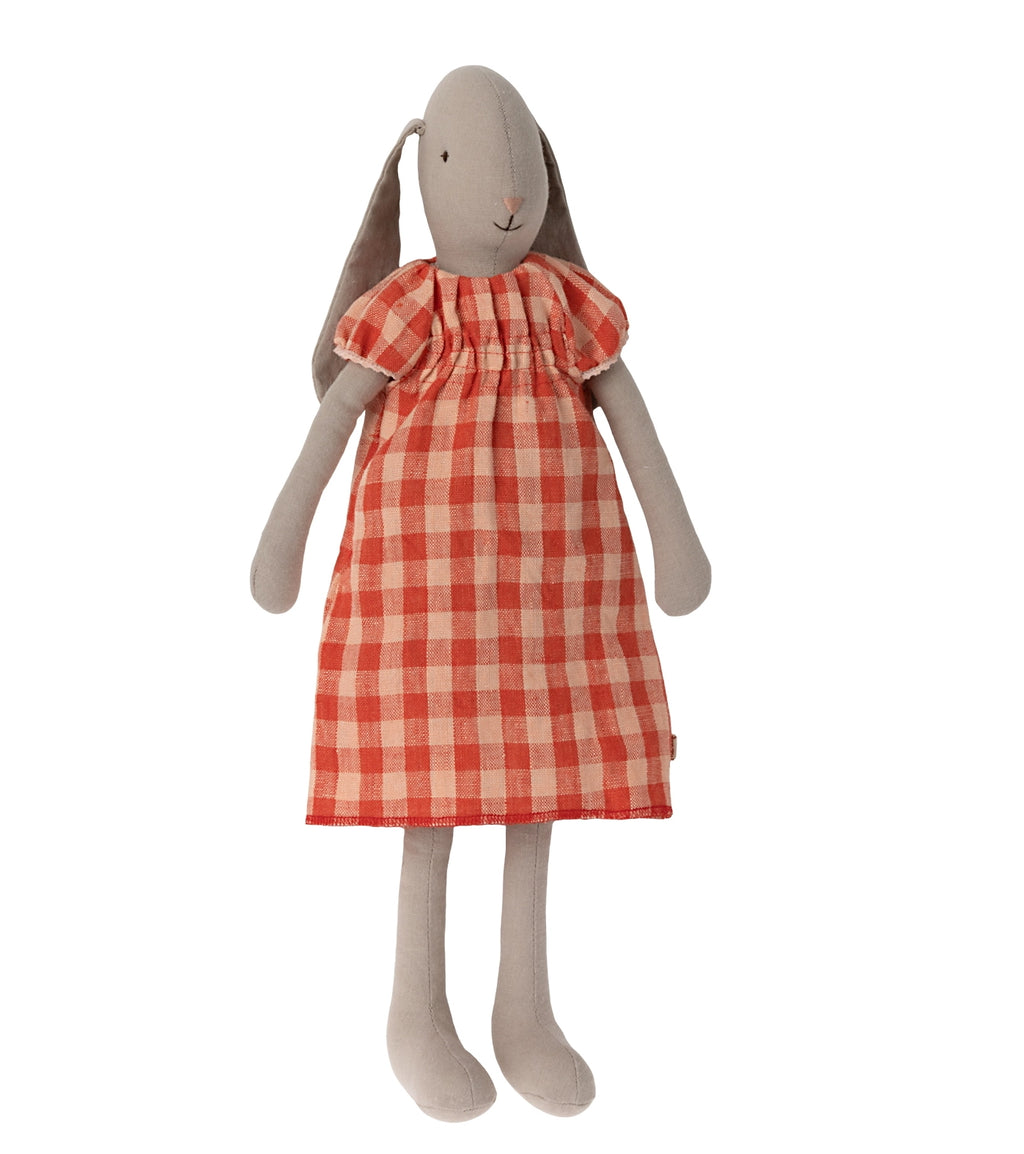 Maileg Bunny in Checkered Dress | Size 3 | Children of the Wild