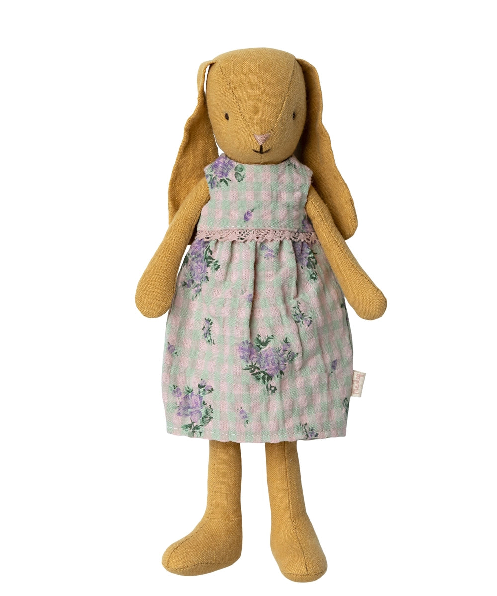 Maileg Dusty Yellow Bunny in Dress | Size 2 | Children of the Wild