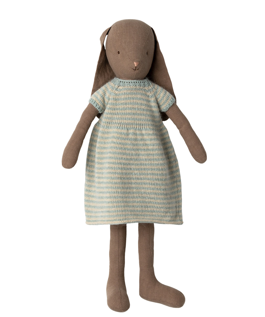 Maileg Brown Bunny in Knitted Dress | Size 4 | Children of the Wild
