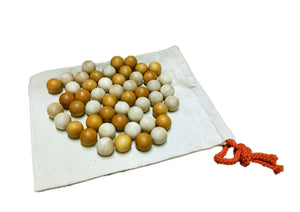 Qtoys Set of 50 Natural Two Tone Wooden Balls | Children of the Wild