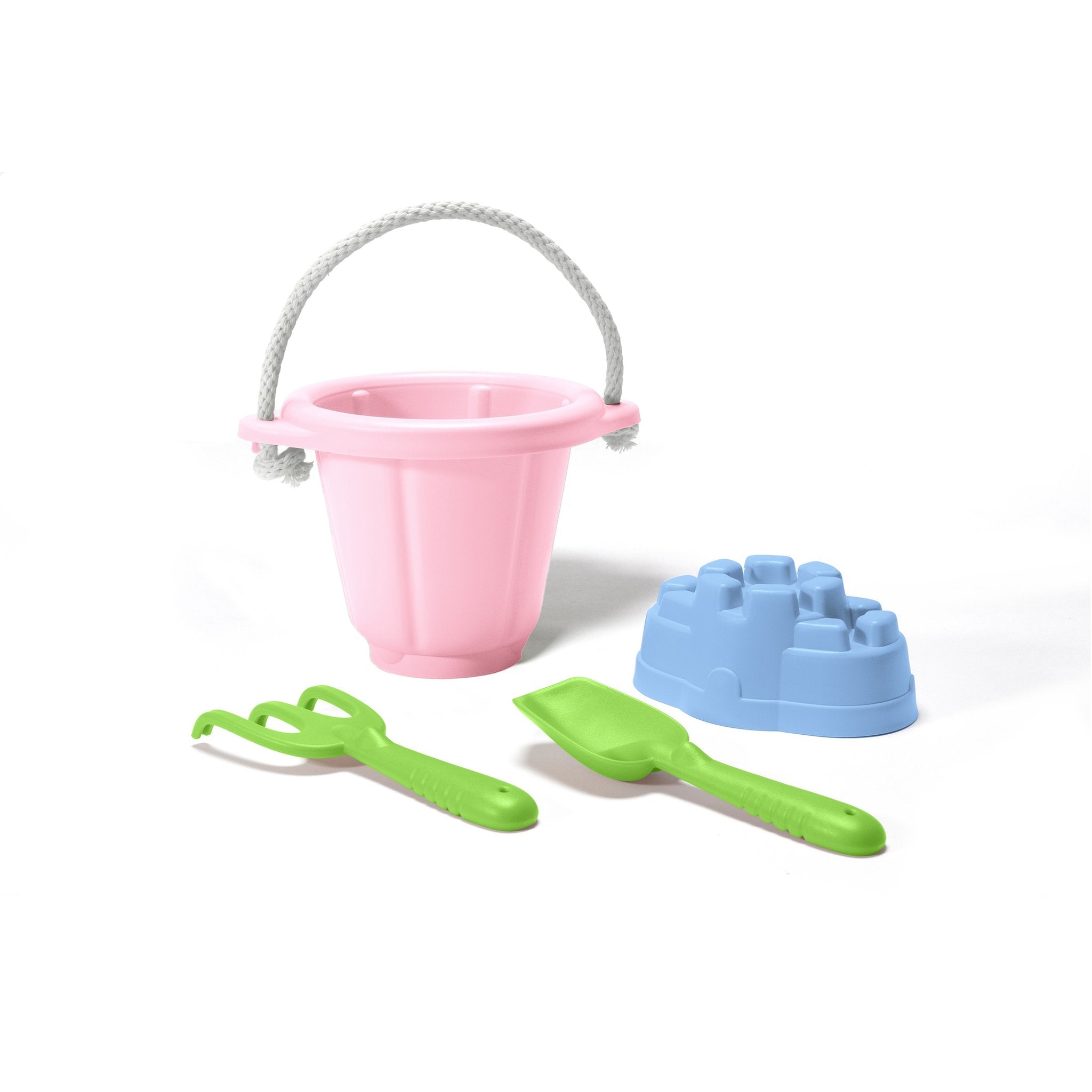 Green Toys - Sand Castle Mould Beach and Sand Pit Set - Pink