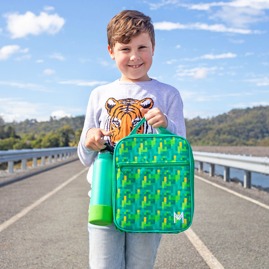 Montii Co Large Insulated Lunch Bag in Pixels | 50% OFF SALE | Children of the Wild
