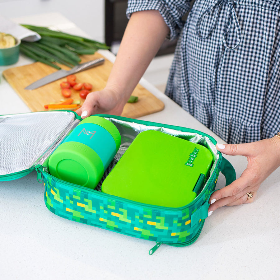 Montii Co Large Insulated Lunch Bag in Pixels | 50% OFF SALE | Children of the Wild