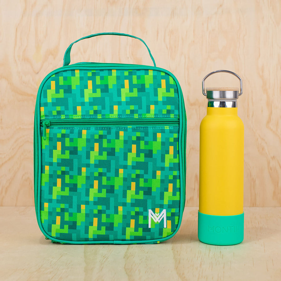 Montii Co Large Insulated Lunch Bag in Pixels | 50% OFF SALE | Children of the Wild