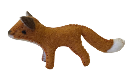 Papoose Fair Trade Felt Fox Toy | Small World | Children of the Wild