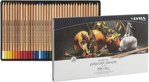 Lyra Rembrandt Polycolour Tin 36 Assorted | 4mm | Art Supplies | Children of the Wild