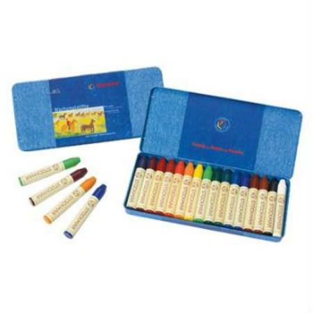 Stockmar Wax Crayons 16 Stick Tin | Children of the Wild
