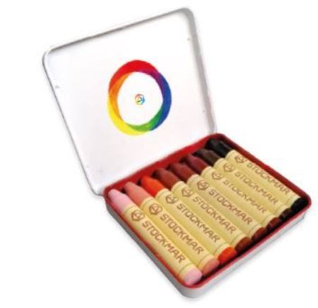 Stockmar Wax Crayons | 8 Stick Tin Set Skin Tones | Children of the Wild