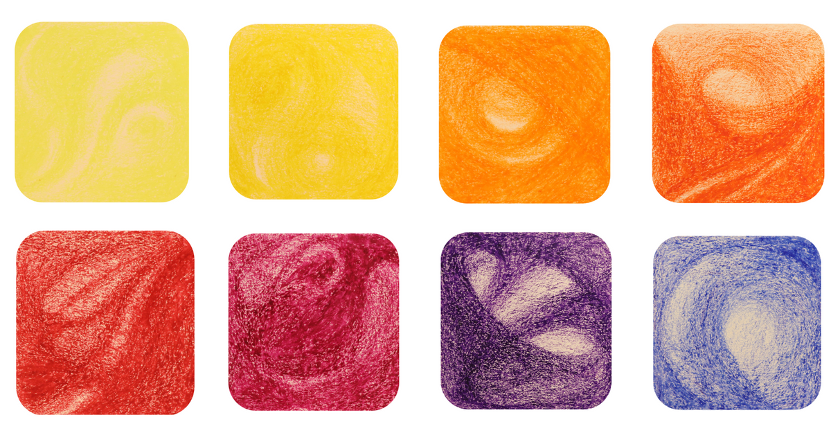 Apiscor Beeswax Block Crayons set of 16 Colours | Children of the Wild