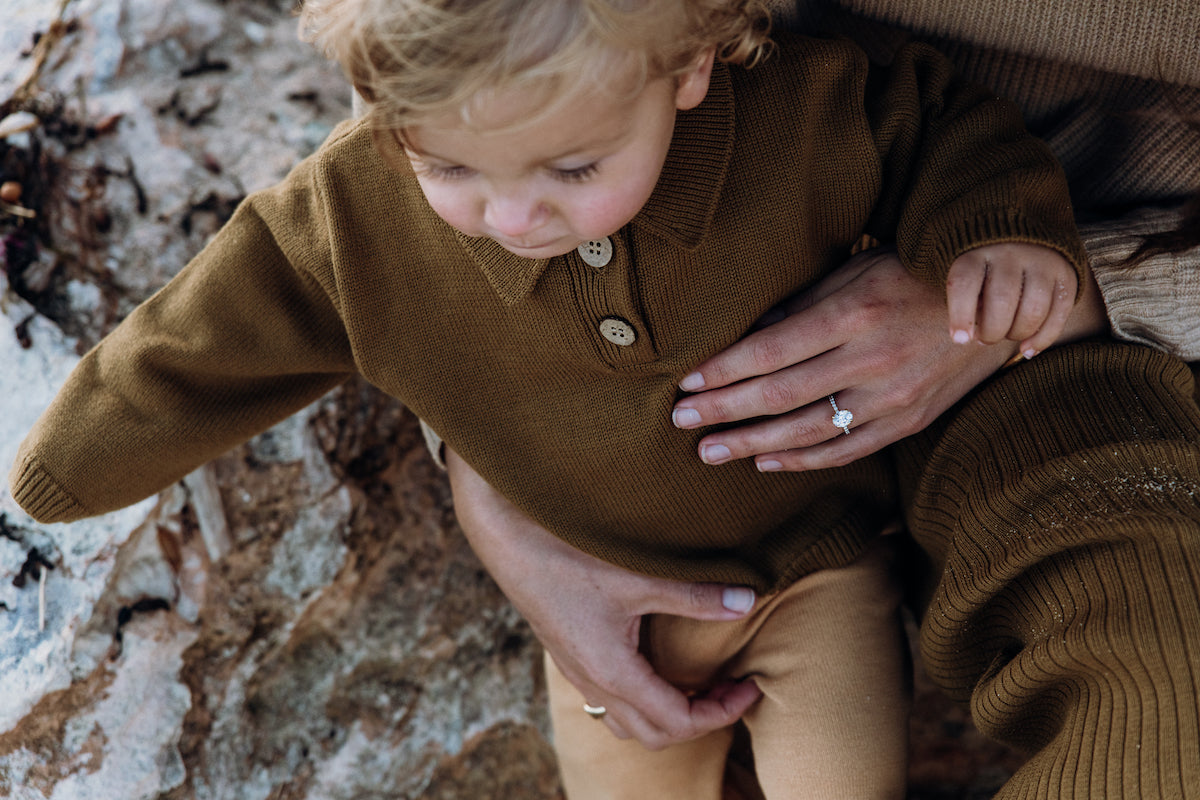 Grown Button Up Pull Over in Moss | 30% OFF | Children of the Wild