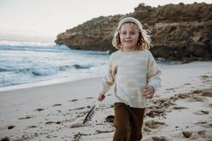 Grown Lunar Pull Over in Natural | 30% OFF | Size 000, 5, 6 | Children of the Wild