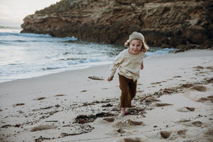 Grown Lunar Pull Over in Natural | 30% OFF | Size 000, 5, 6 | Children of the Wild