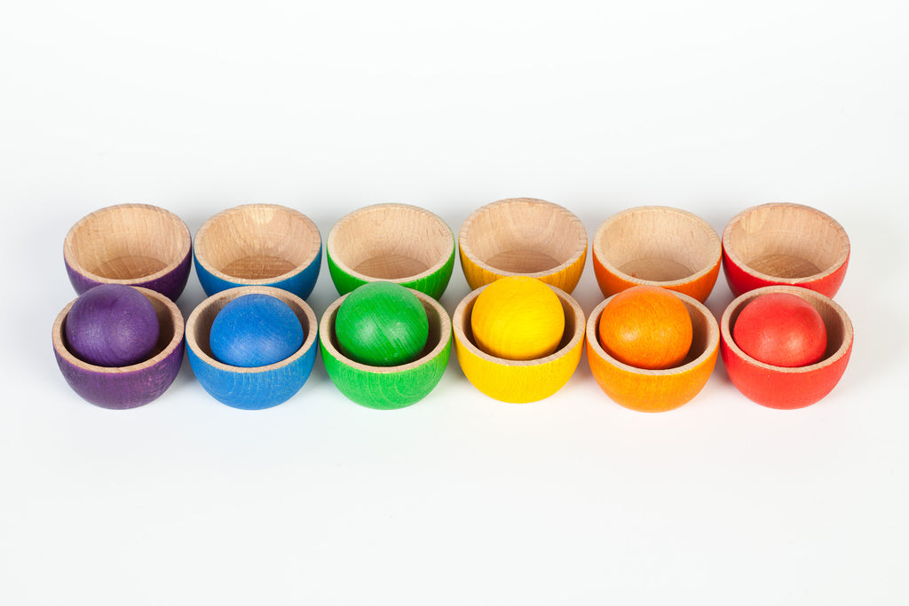 Grapat Wooden Bowls with Balls | Children of the Wild