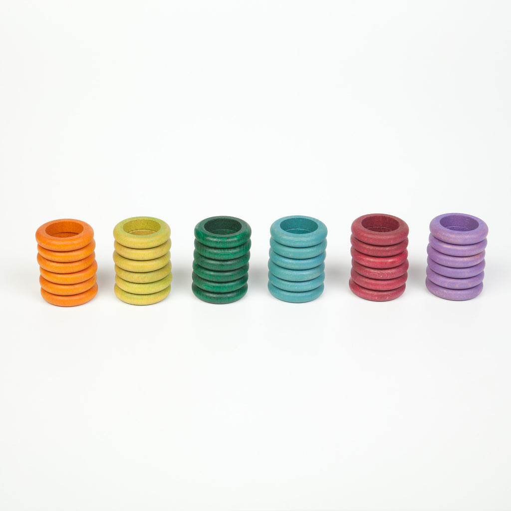 Grapat 6 Additional Colours Rings (36 Pieces)