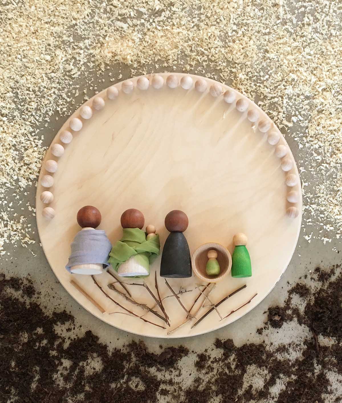 Children_of_the_Wild-Australia Grapat Baby Nins - 6 Nins + Coconut Shell Small World Toys Melbourne Australia