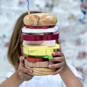 Make Me Iconic Australian Stacking Burger Puzzle | Children of the Wild