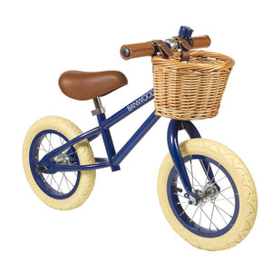 Banwood First Go Balance Bike in Navy Blue | For 2.5 - 5 years | Children of the Wild