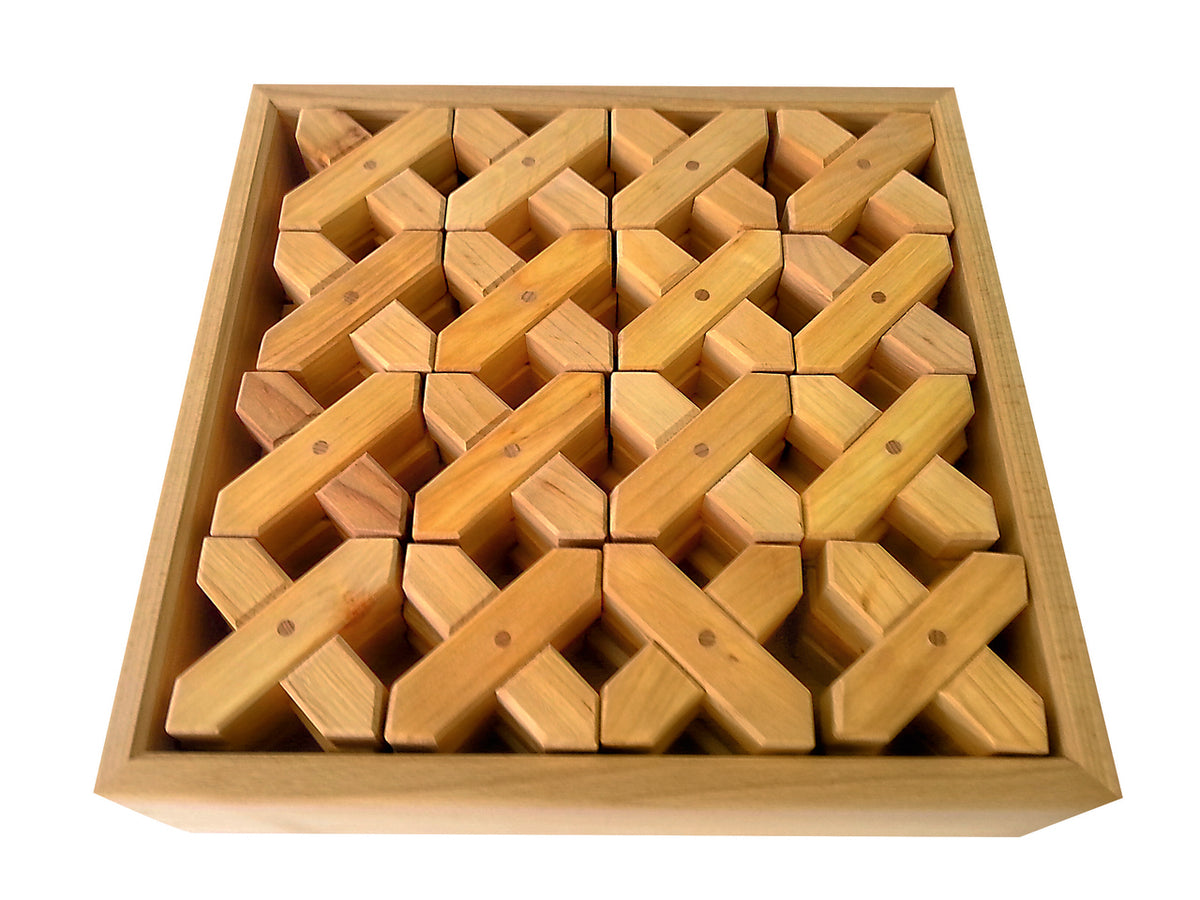 Bauspiel X-Shape Blocks Full Set of 48 Pieces in Tray | Children of th ...