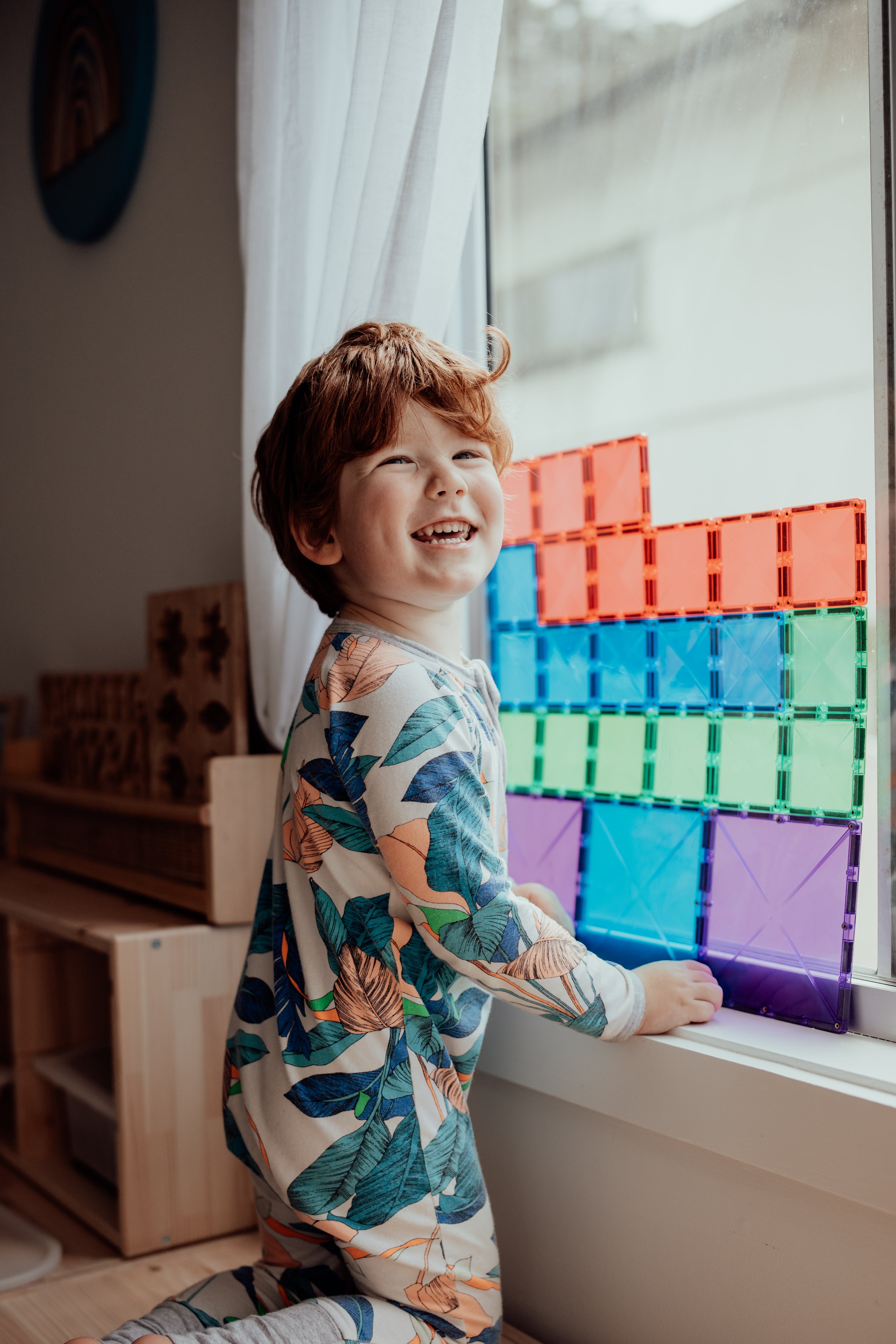 Connetix 102 Piece Rainbow Creative Magnetic Tiles Pack | Free Shipping | Children of the Wild