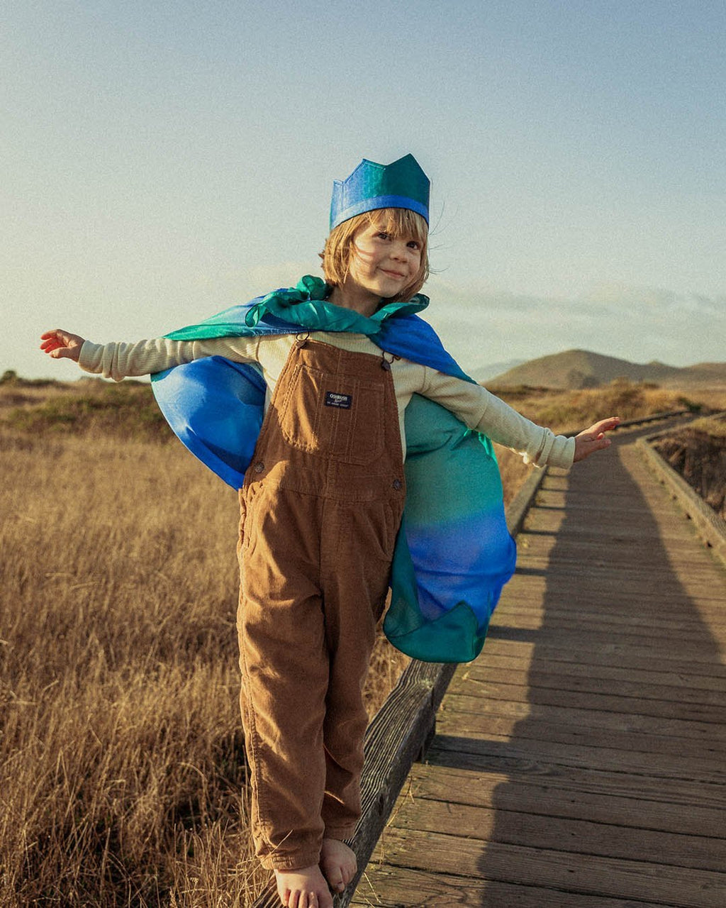 Sarahs Silks Cape in Ocean | Children of the Wild