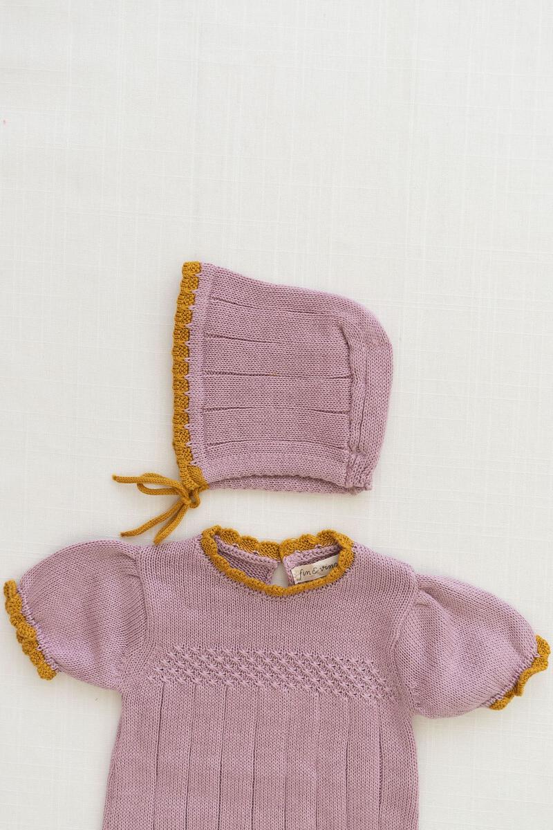 Fin and Vince Amelia Bonnet in Lilac | 35% OFF SALE | Children of the Wild
