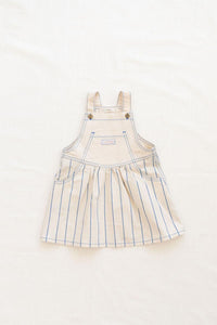 Fin and Vince Salopette Blue Stripe | 40% OFF | Size 18/24 months |Children of the Wild
