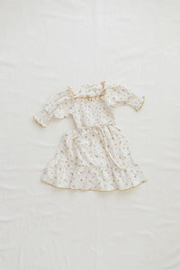 Fin and Vince Smocked Dress in Lilac Fields | 50% OFF | Size 2-3, 8-9 | Children of the Wild
