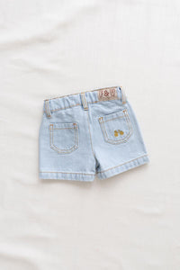 Fin and Vince Vintage Jean Shorts in Denim | 30% OFF | Size 4-5, 8-9y | Children of the Wild