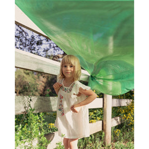 Sarahs Silks Giant Earth Playsilk in Forest | Children of the WIld