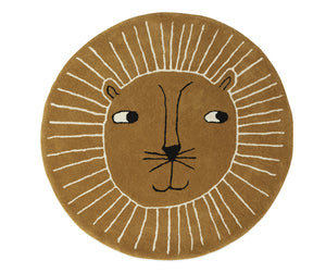 OYOY Living Design Mini | Lion Floor Rug Caramel | Children of the Wild
