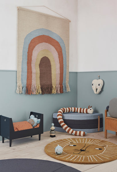 OYOY Living Design Mini | Lion Floor Rug Caramel | Children of the Wild