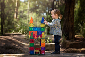Children_of_the_Wild_Australia Connetix 100 Piece Magnetic Tiles Set