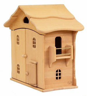 Drewart Doll House with Doors in Natural | Children of the Wild