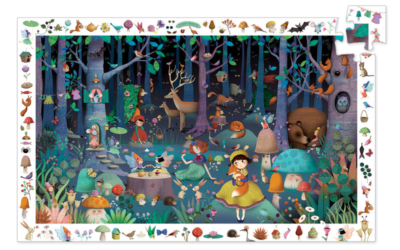Children_of_the_Wild-Australia Djeco Puzzle - Enchanted Forest 100pc Observation Puzzle