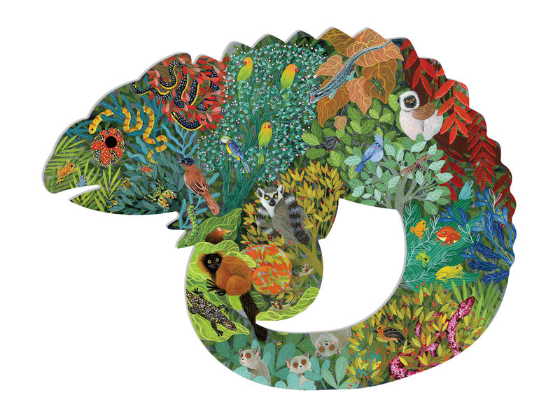 Djeco Chameleon 150pc Art Puzzle | 30% OFF | Ages 6+ | Children of the Wild